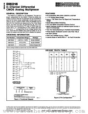 IH6216 datasheet pdf Intersil