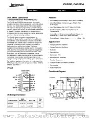 CA3280A datasheet pdf Intersil