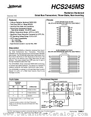 HCS245MS datasheet pdf Intersil