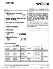 82C59A datasheet pdf Intersil