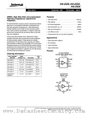 HA-2520 datasheet pdf Intersil