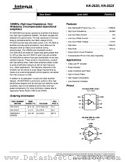 HA-2620 datasheet pdf Intersil