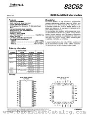 82C52 datasheet pdf Intersil