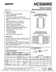 HCS86MS datasheet pdf Intersil