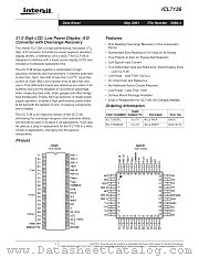 ICL7136 datasheet pdf Intersil