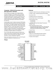 HI-574A datasheet pdf Intersil