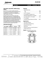 HI-201HS datasheet pdf Intersil