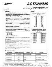 ACTS245MS datasheet pdf Intersil