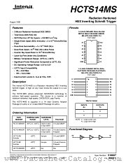 HCTS14MS datasheet pdf Intersil