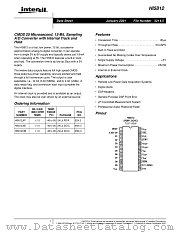 HI5812 datasheet pdf Intersil