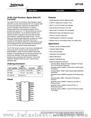 HI7190 datasheet pdf Intersil