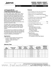 HIN211 datasheet pdf Intersil
