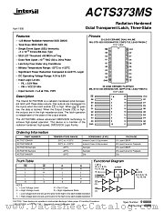 ACTS373MS datasheet pdf Intersil