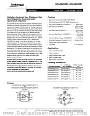 HS-2620RH datasheet pdf Intersil