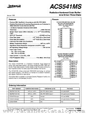 ACS541MS datasheet pdf Intersil