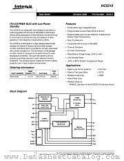 HC5515 datasheet pdf Intersil