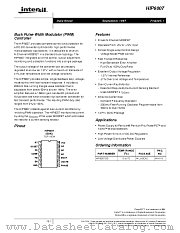 HIP6007 datasheet pdf Intersil