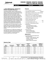 HIN206E datasheet pdf Intersil