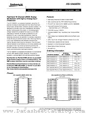 HS-1840ARH datasheet pdf Intersil