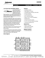 HC5549 datasheet pdf Intersil