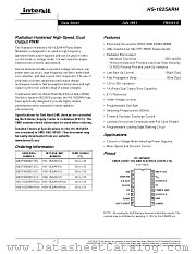 HS-1825ARH datasheet pdf Intersil