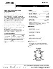 HFA1305 datasheet pdf Intersil