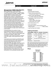 HIP6302 datasheet pdf Intersil