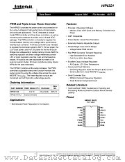 HIP6521 datasheet pdf Intersil