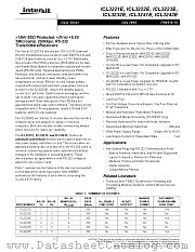 ICL3223E datasheet pdf Intersil