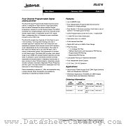 ISL5216 datasheet pdf Intersil