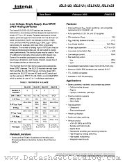ISL5120 datasheet pdf Intersil