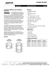 EL2460 datasheet pdf Intersil