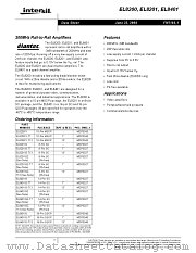 EL8201 datasheet pdf Intersil