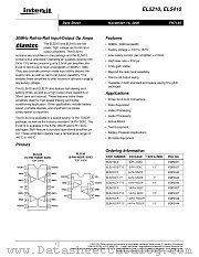 EL5210 datasheet pdf Intersil
