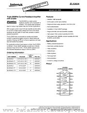 EL5393A datasheet pdf Intersil