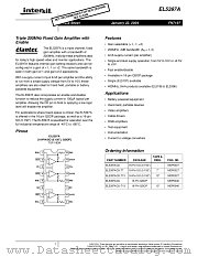 EL5397A datasheet pdf Intersil