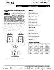 EL7222 datasheet pdf Intersil