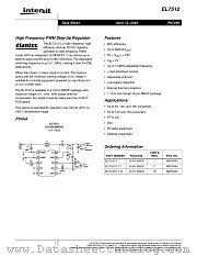 EL7512 datasheet pdf Intersil