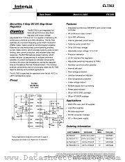 EL7563 datasheet pdf Intersil
