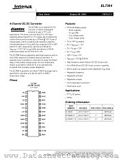 EL7584 datasheet pdf Intersil
