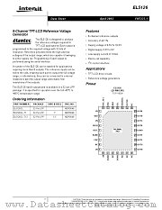 EL5126 datasheet pdf Intersil
