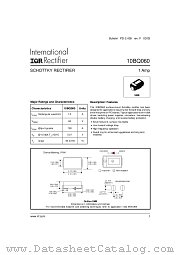 10BQ060TR datasheet pdf International Rectifier