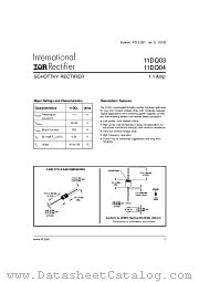 11DQ04 datasheet pdf International Rectifier