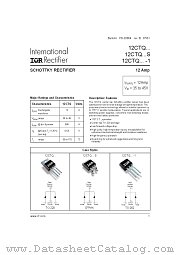 12CTQ040 datasheet pdf International Rectifier