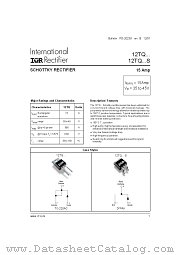12TQ035STRR datasheet pdf International Rectifier