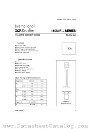 150U120D datasheet pdf International Rectifier
