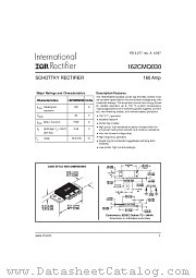 162CMQ030 datasheet pdf International Rectifier