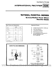 1N1199A datasheet pdf International Rectifier