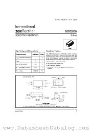 20BQ030TR datasheet pdf International Rectifier