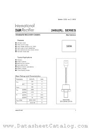 240U80D datasheet pdf International Rectifier
